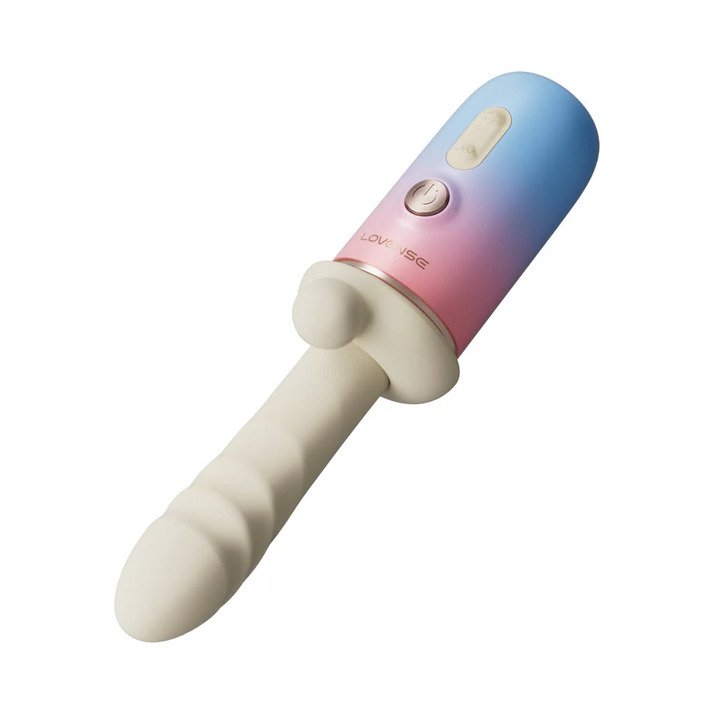 Lovense Spinel App-Controlled Portable Thrusting, Vibrating & Heating Dildo - Image 4