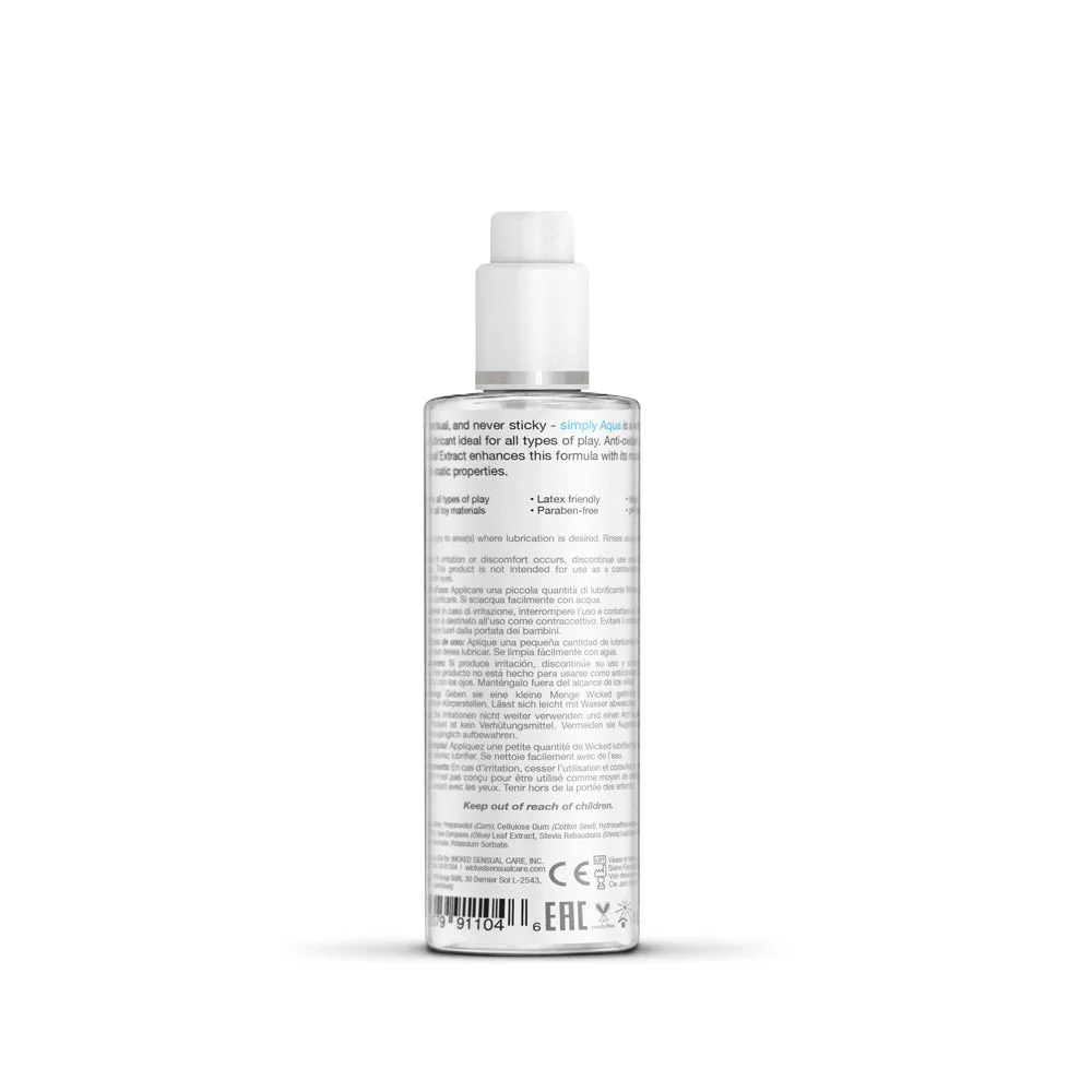 Wicked Simply Aqua Water-Based Lubricant - Image 4